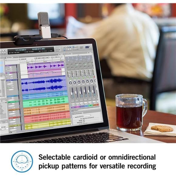 Samson SAGOMIC Go Mic Portable USB Condenser Microphone,White - Picture 5 of 6